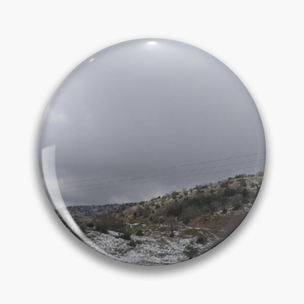 Item preview, Snow on a mountain with gray sky designed and sold by Stylekingdom.