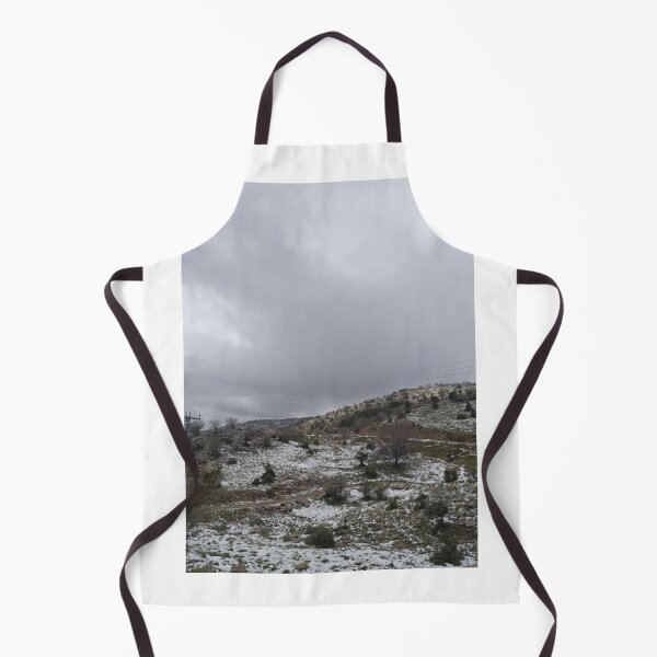 Item preview, Snow on a mountain with gray sky designed and sold by Stylekingdom.