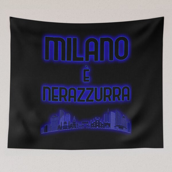 Item preview, Milano è nerazzurra, città nero azzurra designed and sold by ideasfinder.