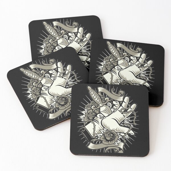 Item preview, Bohemian knife in a hand Artwork - Awesome bohemian graphic lover Gift designed and sold by Teenation9.