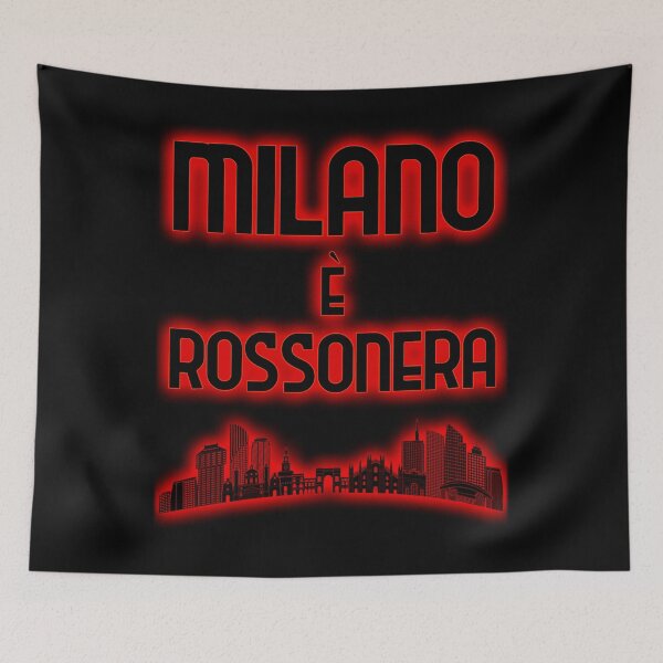 Item preview, Milano è rossonera, città rosso nera designed and sold by ideasfinder.