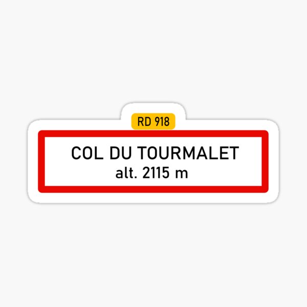 Col du Tourmalet Sticker