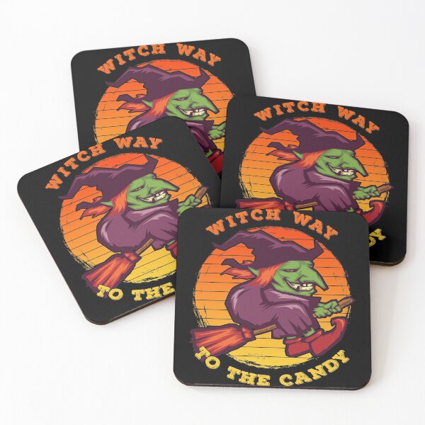 Item preview, Halloween Themed Witch Way designed and sold by Coder-T.