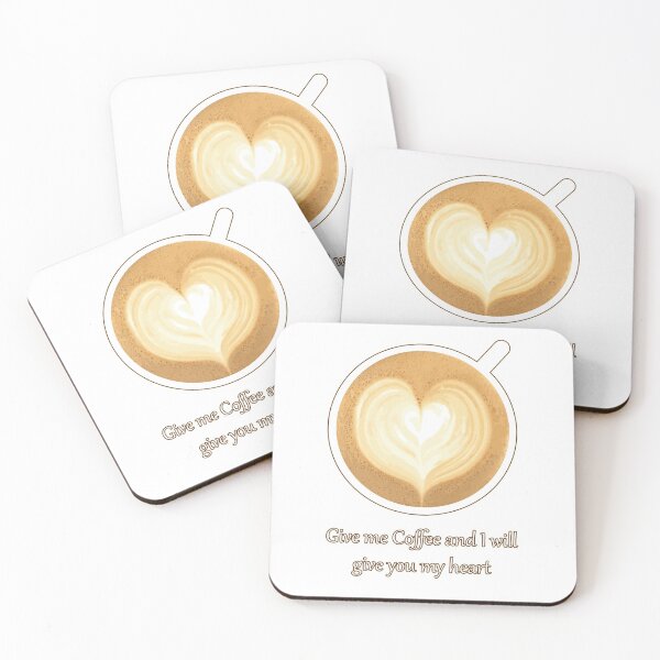 Item preview, Give me coffee and I'll give you my heart designed and sold by Isab3l93.