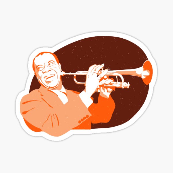 Louis Armstrong Sticker
