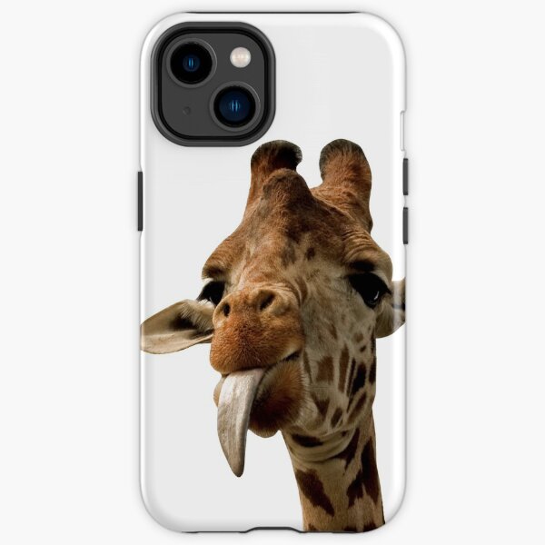 Giraffe with Cute Tongue! iPhone Tough Case