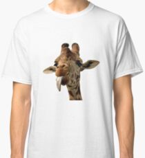 Giraffe with Cute Tongue! Classic T-Shirt