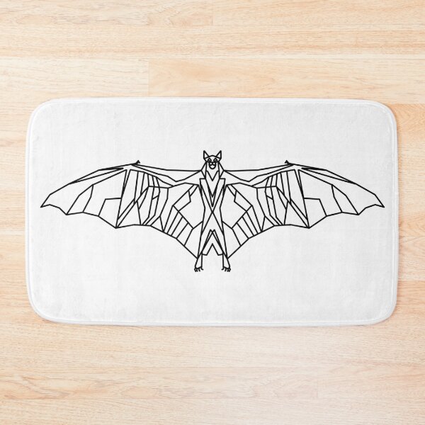 Item preview, Halloween Geometric Bat - Black - Trick or Treat designed and sold by Geometricshow.
