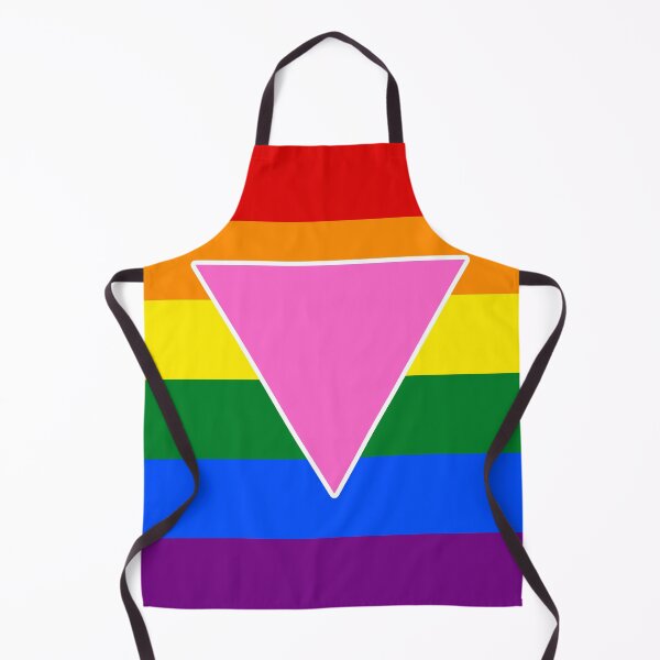 Item preview, Rainbow Flag Pink Triangle P flag designed and sold by mamazita.