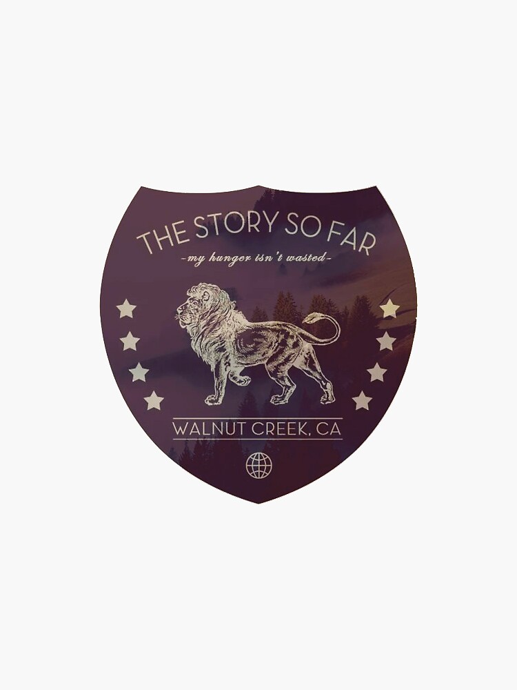 "The Story So Far Sticker" Sticker by jakemurray21 Redbubble