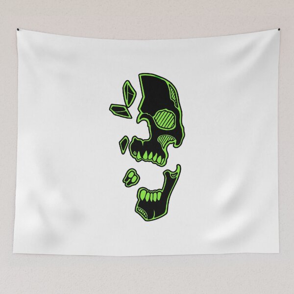 Item preview, Toxic Green Skull designed and sold by RoyalPantiez.