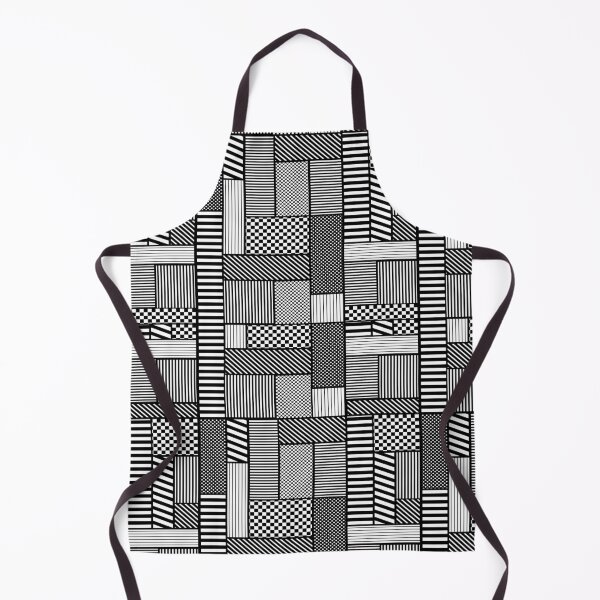 Item preview, 65 MCMLXV Black and White Geomatric Patchwork Pattern designed and sold by 65 MCMLXV.