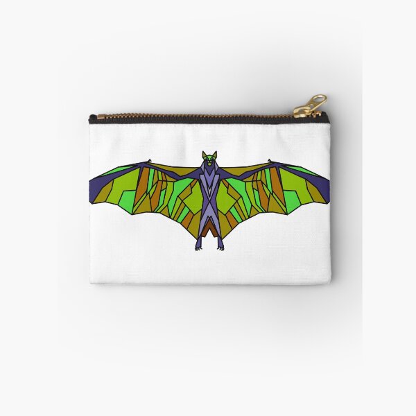 Item preview, Halloween Geometric Bat - Green Purplee - Trick or Treat designed and sold by Geometricshow.