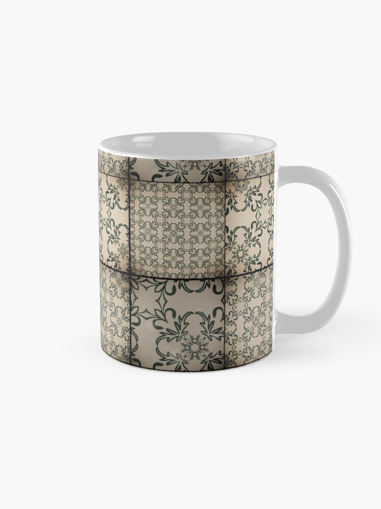 Alternate view of Vintage tiles Mug