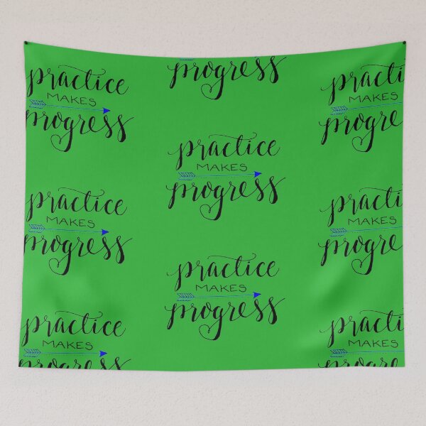 Item preview, Practice makes progress designed and sold by Ranz Doodles.