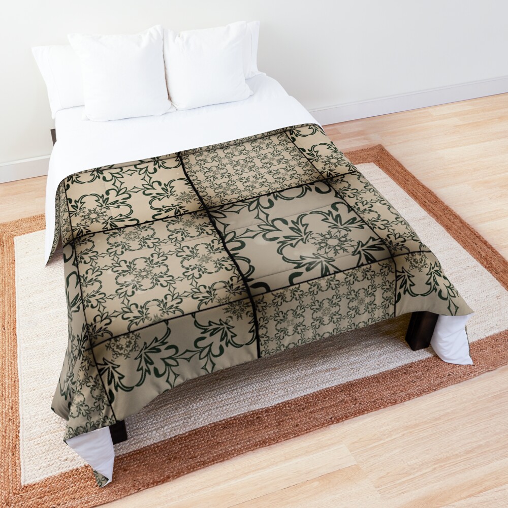 Vintage tiles Comforter