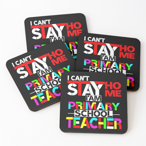Item preview, Funny Quote for Tutor : I Can’t Stay Home I’m Primary School Teacher designed and sold by MoCalli.