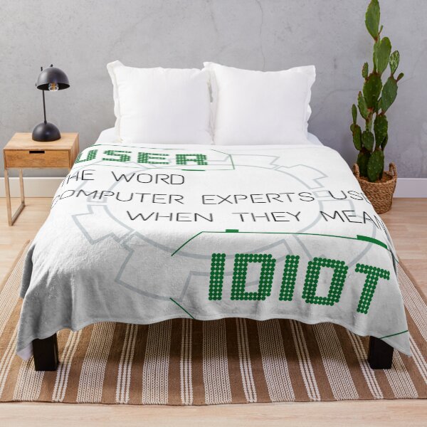 Item preview, User: the word computer experts use when they mean idiot designed and sold by infleims.