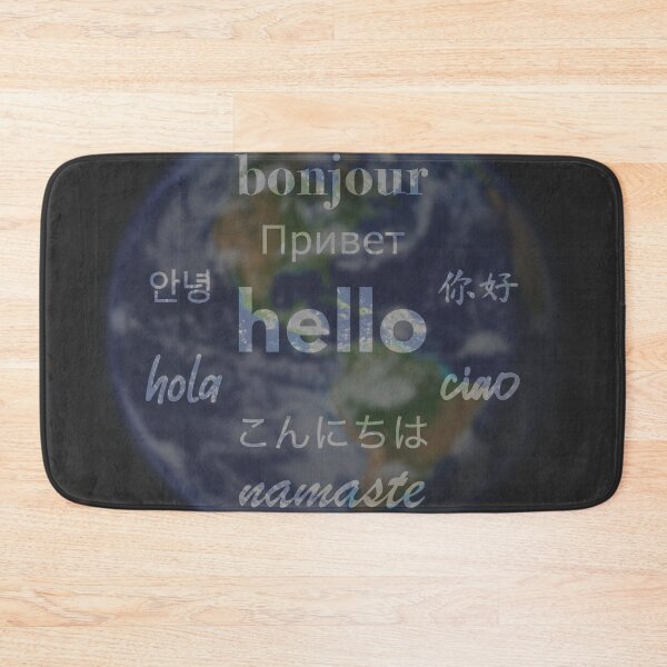 Item preview, Hello World Languages of Earth designed and sold by skykarrot.