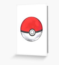 Pokeball Greeting Card