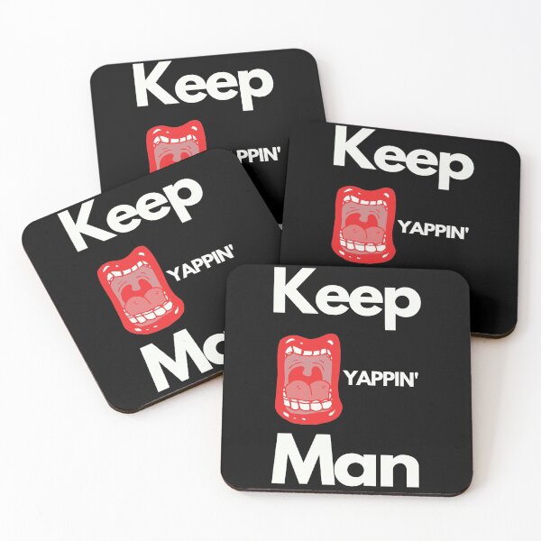 Item preview,  Keep Yappin' Man Funny Joe Biden USA 2020 Election Quote Typography designed and sold by sinceanna.