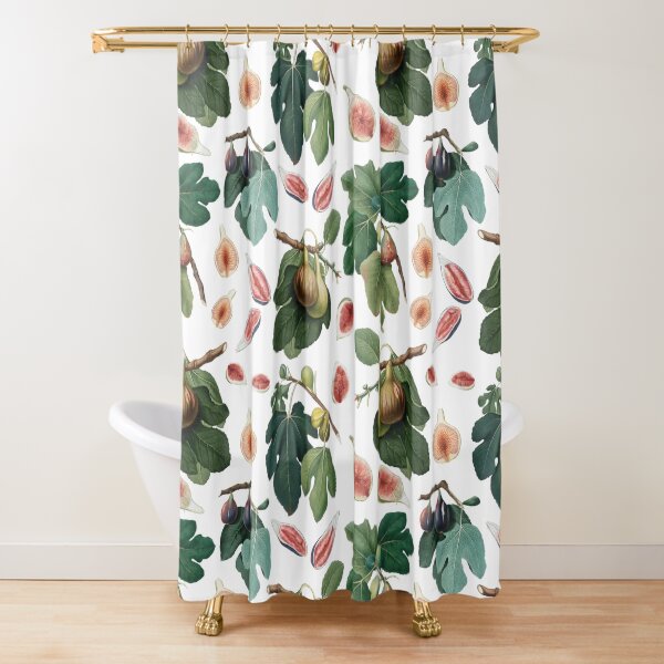 Figs On The Tree Pattern Shower Curtain