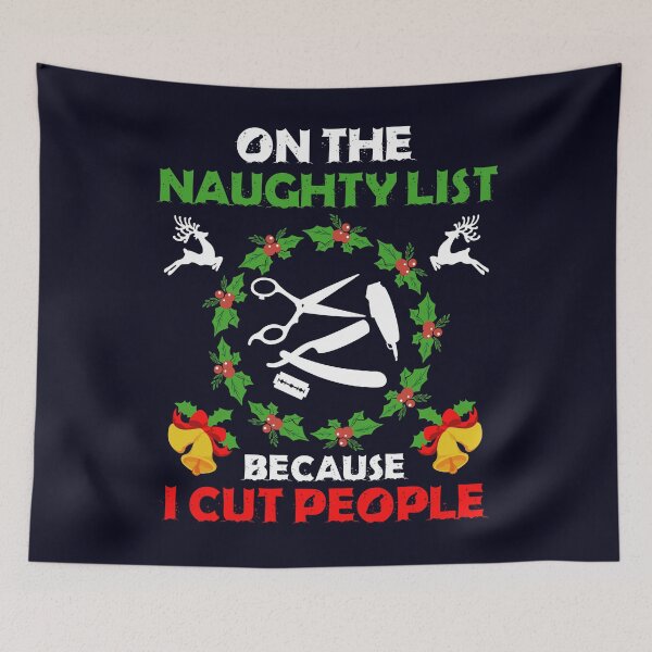Item preview, On the Naughty list Barber cut people designed and sold by mmos.