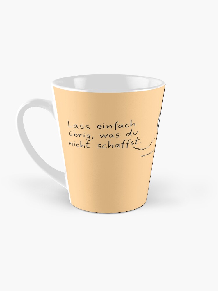 Thumbnail 3 von 4, Kaffeebecher, Uebrig lassen - islieb-Comic designt und verkauft von islieb.