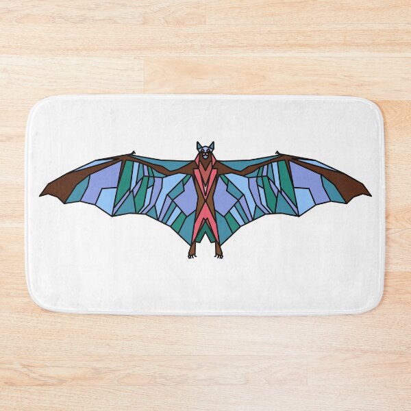 Item preview, Halloween Geometric Bat - Blue - Trick or Treat designed and sold by Geometricshow.