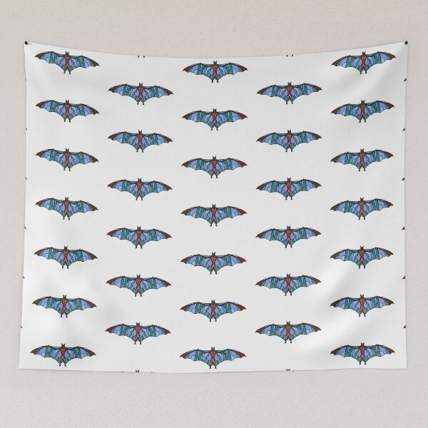 Item preview, Halloween Geometric Bat - Blue - Trick or Treat designed and sold by Geometricshow.