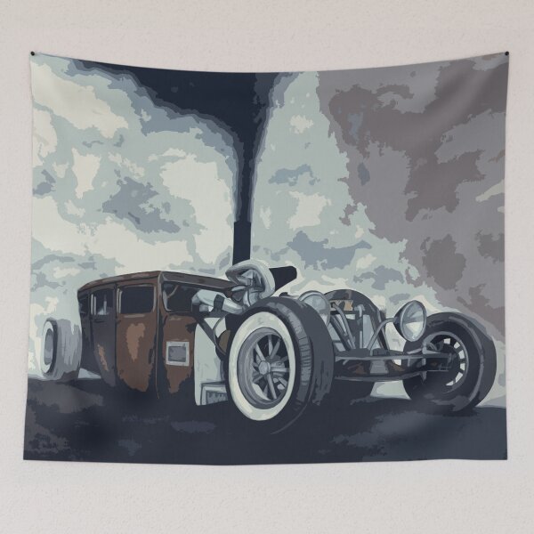 Item preview, ratrod designed and sold by RebArtandDesign.
