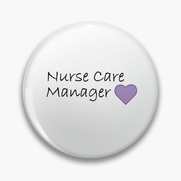 Artikelvorschau, Nurse Care Manager mit lila Herz entworfen und verkauft von ArtsyRabbit.