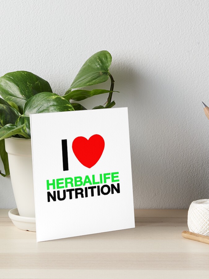 I Love Herbalife Art Board Print By Antoninio Redbubble