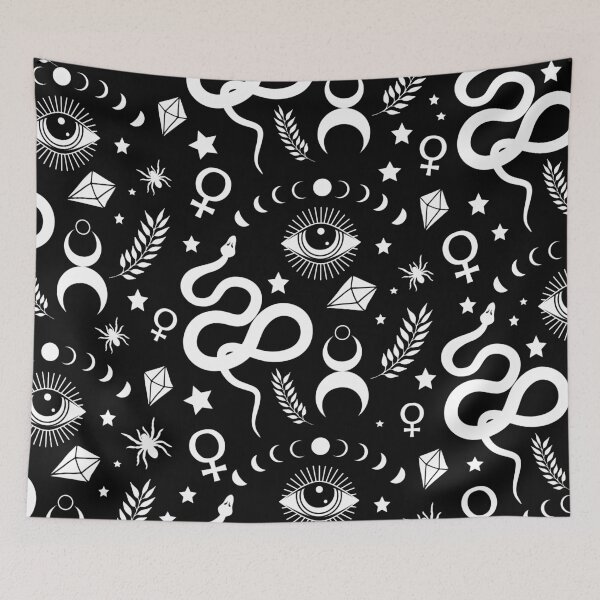 Item preview, Modern Witch Occult Symbols • Black & White designed and sold by Rike Mayer.