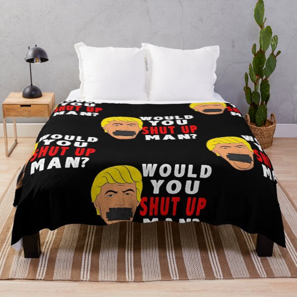 Item preview, Would You Shut Up Man Funny Presidential Debate Biden Trump designed and sold by ExprezzDesigns.