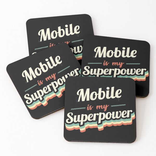 Item preview, Mobile is my Superpower  designed and sold by Custom365.