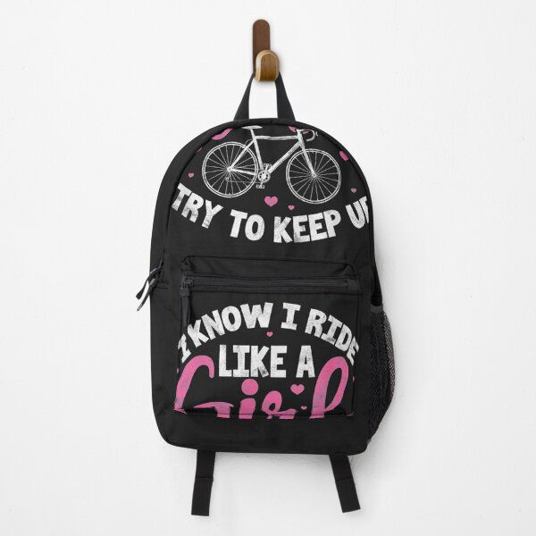 Item preview, Girl Try To Keep Up Mountain Bike designed and sold by harolhaw.