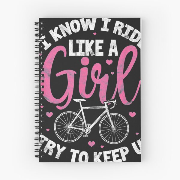 Item preview, Girl Try To Keep Up Mountain Bike designed and sold by harolhaw.