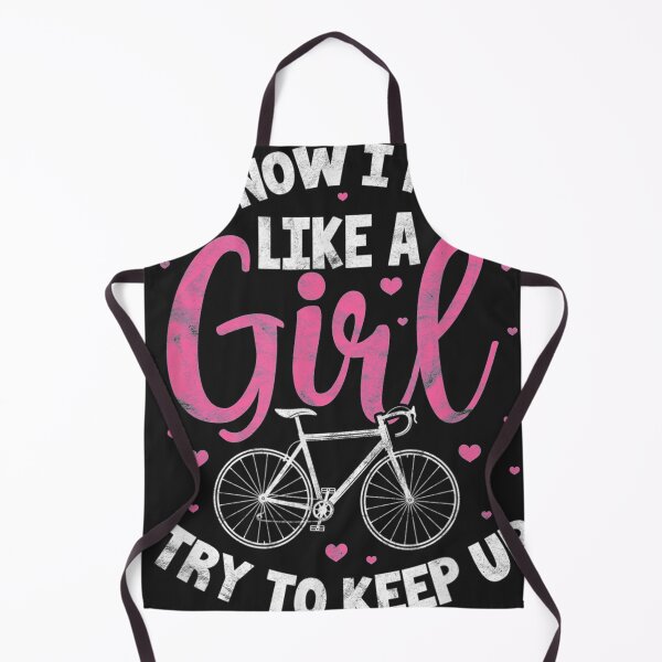 Item preview, Girl Try To Keep Up Mountain Bike designed and sold by harolhaw.