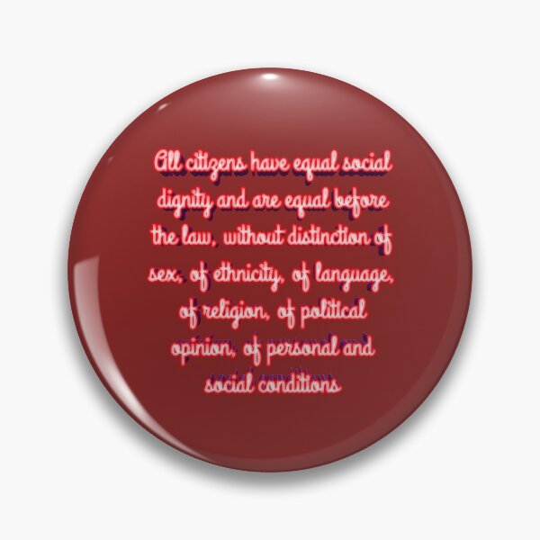 Item preview, Article 3 of Italian Constitution 027 designed and sold by ITALY-Roselli-.