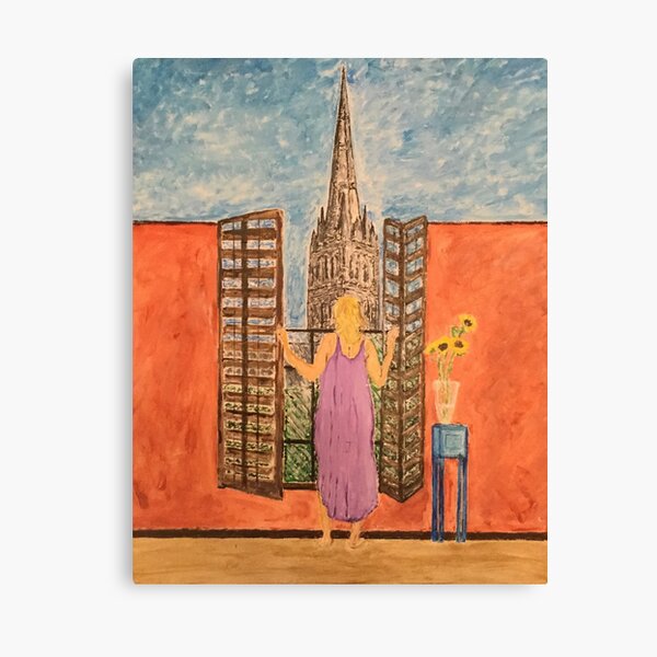 A Sunny Spire Canvas Print