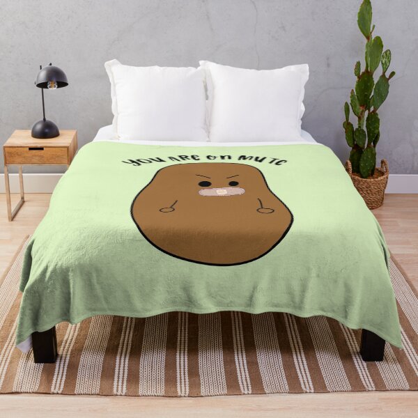 Item preview, You Are on Mute - Angry Potato With Sticking Plaster designed and sold by GrimButterfly.