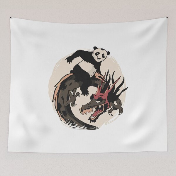 Item preview, Panda Bear Riding a Dragon designed and sold by SalamancaCL.