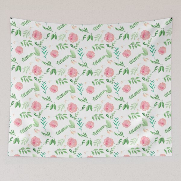 Item preview, Pink Floral Watercolor Pattern designed and sold by LoA-Lady.