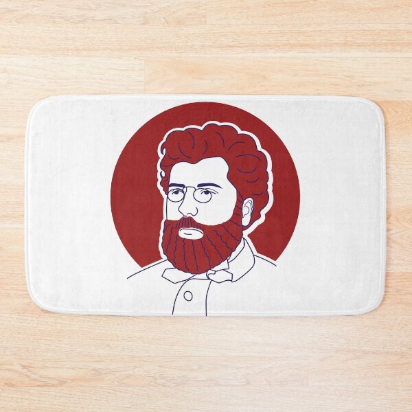 Item preview, Georges Bizet minimalist line art portrait designed and sold by OpeRadar.