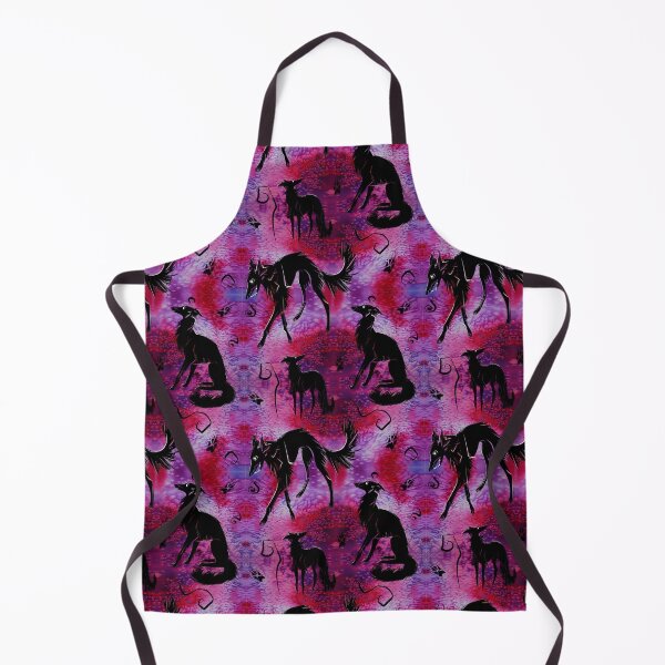 Item preview, Spoopy Silken Dogs in Violet designed and sold by LauraGarabedian.