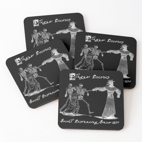 Item preview, Social Distancing, Renaissance Style (for dark backgrounds) designed and sold by Sunshone2.
