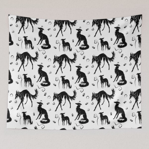 Item preview, Spoopy Silken Dogs designed and sold by LauraGarabedian.