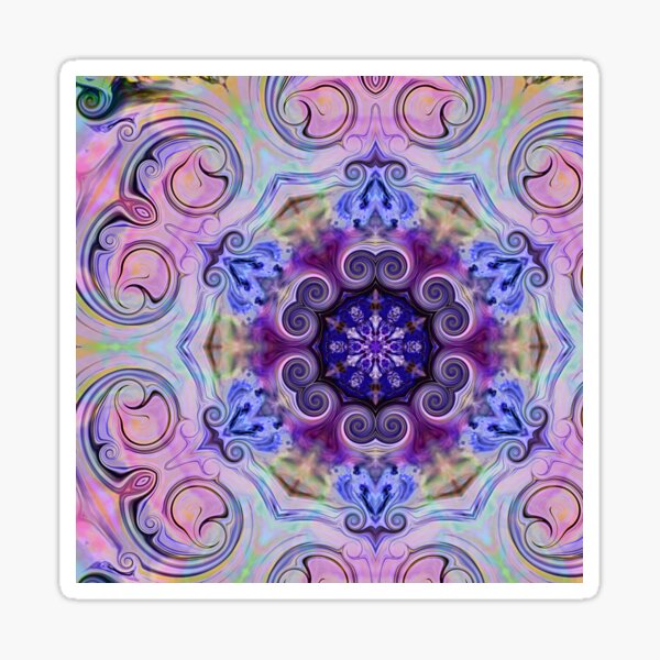 Coiled Reflections 7 Sticker
