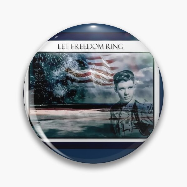 Item preview, Audie Murphy - Let Freedom Ring designed and sold by Dyle Cronenweth-Warren.